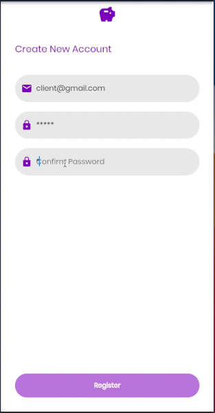Registration Screen