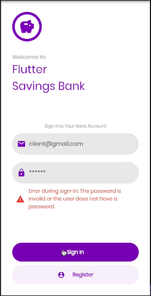Login Screen