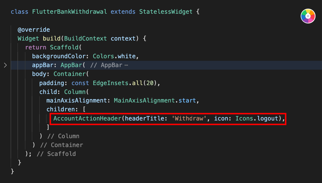 Withdrawal Screen