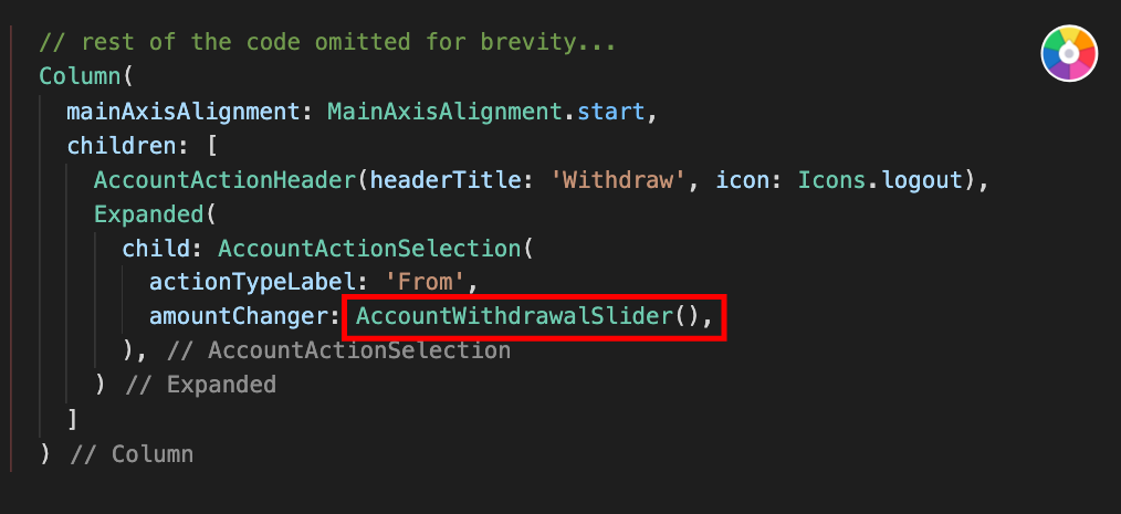 Withdrawal Screen
